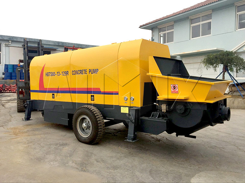 trailer 60m³/h concrete pump