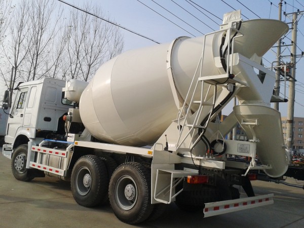 small concrete mixer truck