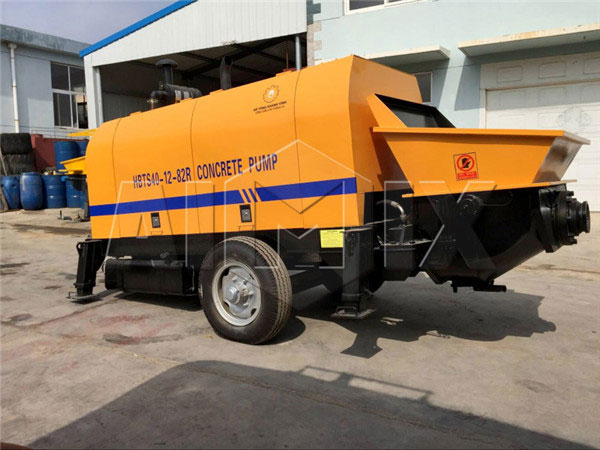 trailer concrete pump