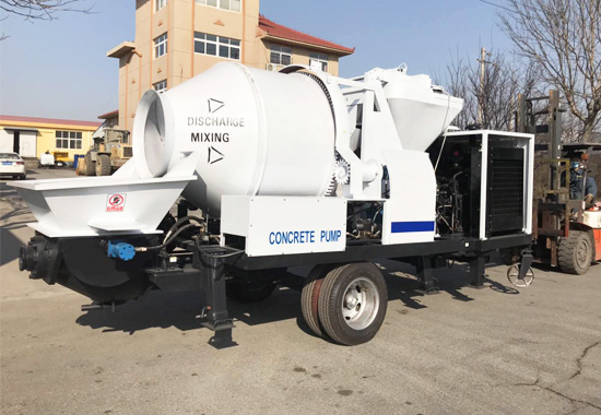 Diesel Concrete Mixer With Pump For Sale