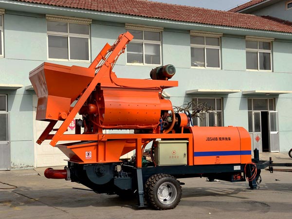 ABJZ40D-JS750 electric concrete mixer pump