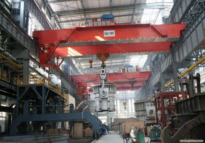 550 ton Metalurgia Industrial Overhead Crane