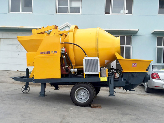 Electric Concrete Mixer With Pump Price