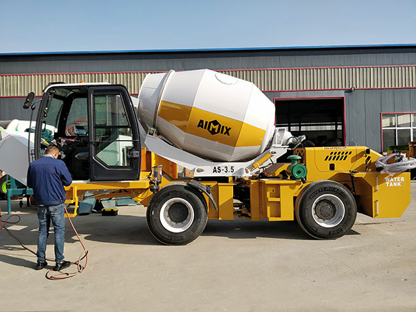 3.5 cub self loading concrete mixer to Philippines