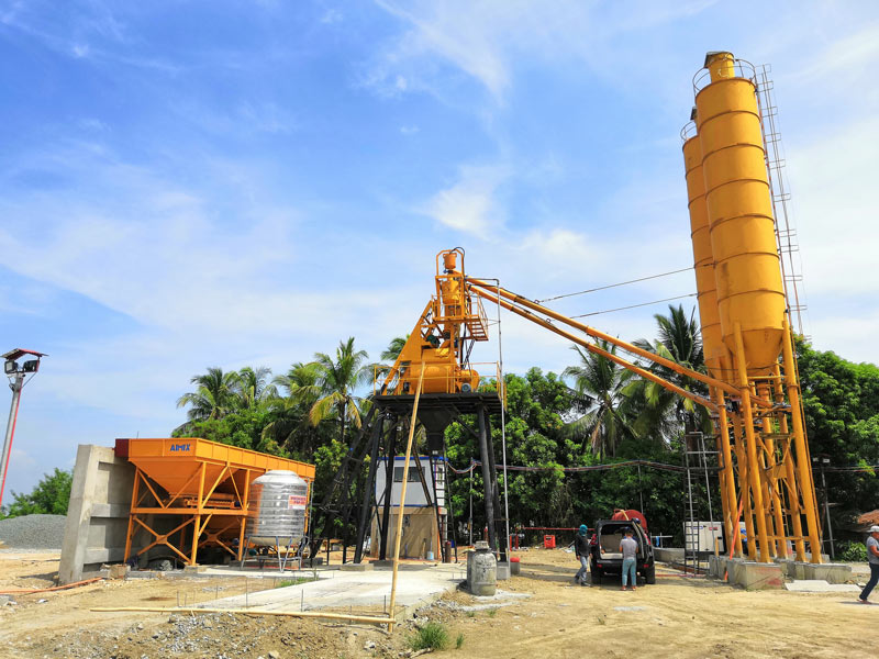 AJ-35 ready mix concrete-batch plant in the Philippines