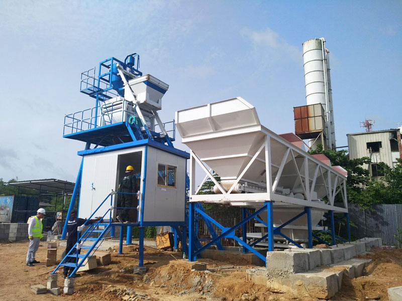 AJ-50 ready mix concrete batching plant