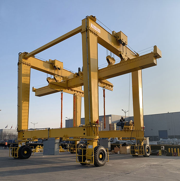 Aicrane rubber tyred gantry crane