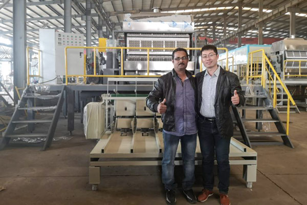 Customers Buy Beston Egg Tray Machine