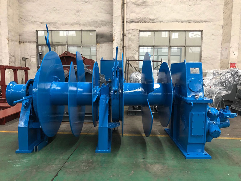 Double Drum Hydraulic Mooring Winch