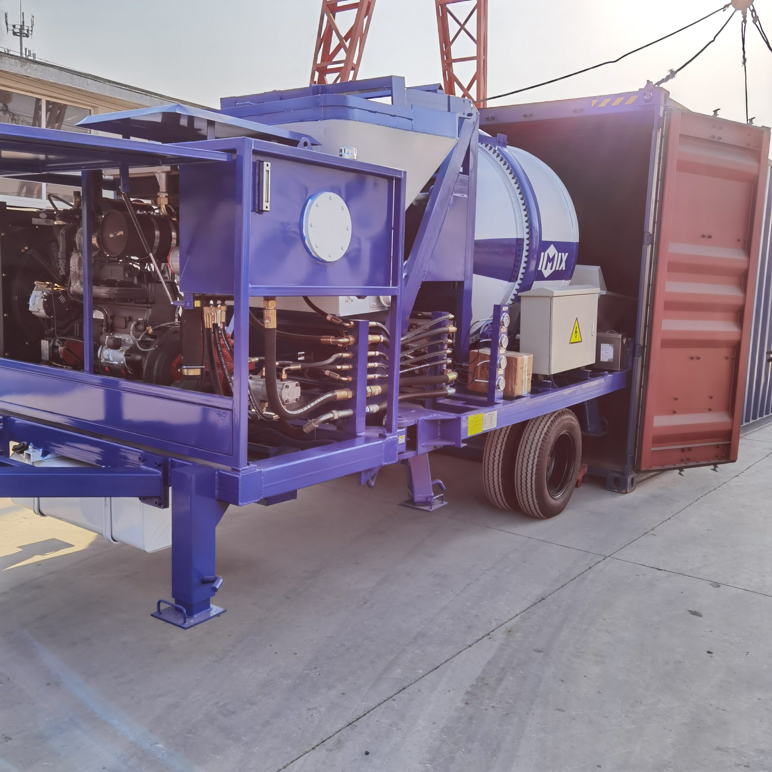 concrete mixer pumps