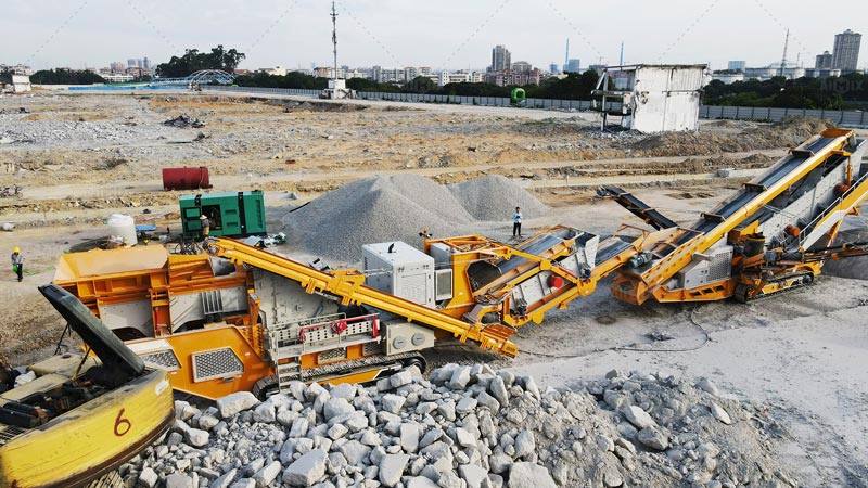 Concrete Crusher for Construction Waste