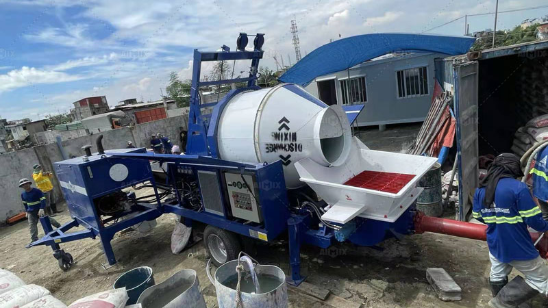 Concrete Mixer Pump for Factory Construction