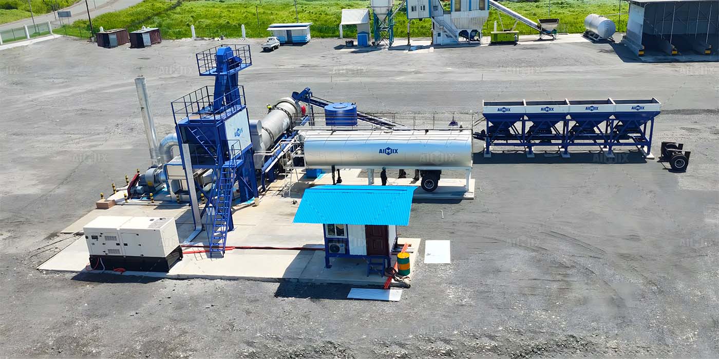 ALYT-80 mobile drum type asphalt plant for sale