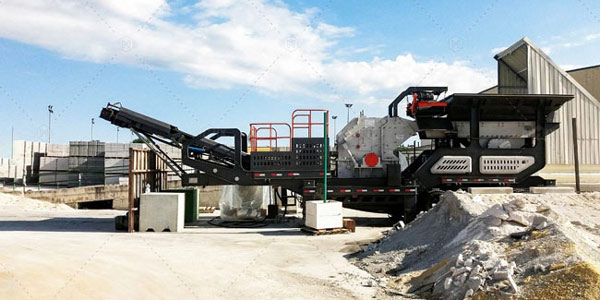 Andamine impact crusher plant for concrete batching plant